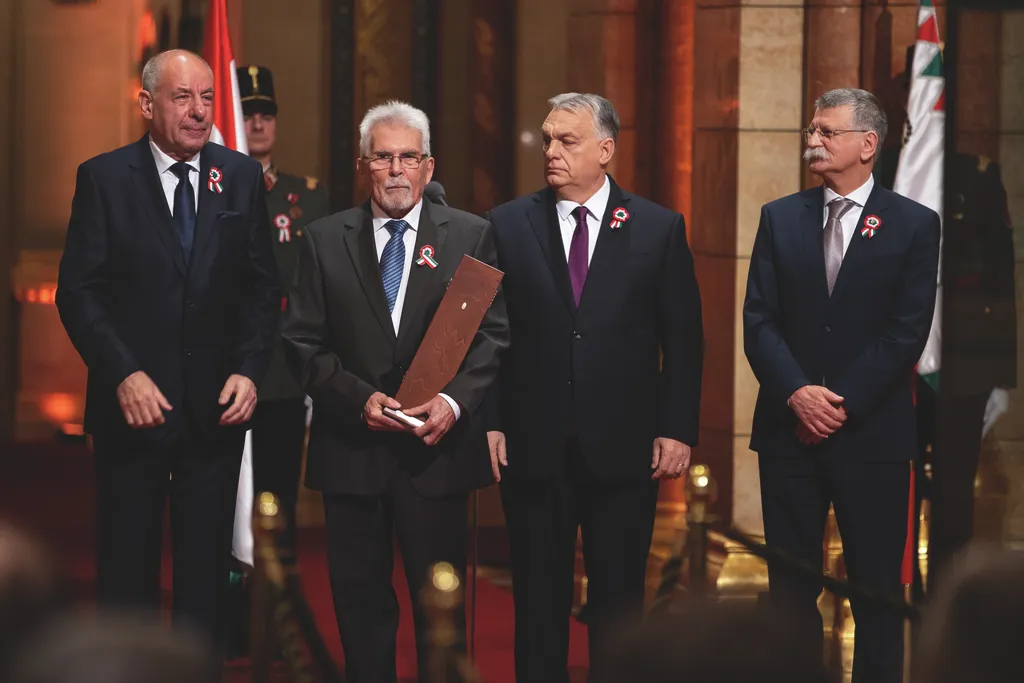 Kossuth- és Széchenyi-díjak ünnepélyes átadása, KossuthésSzéchenyidíjak, Március 15. nemzeti ünnep, Országház, kupolaterem, Parlament, 2025.03.14.