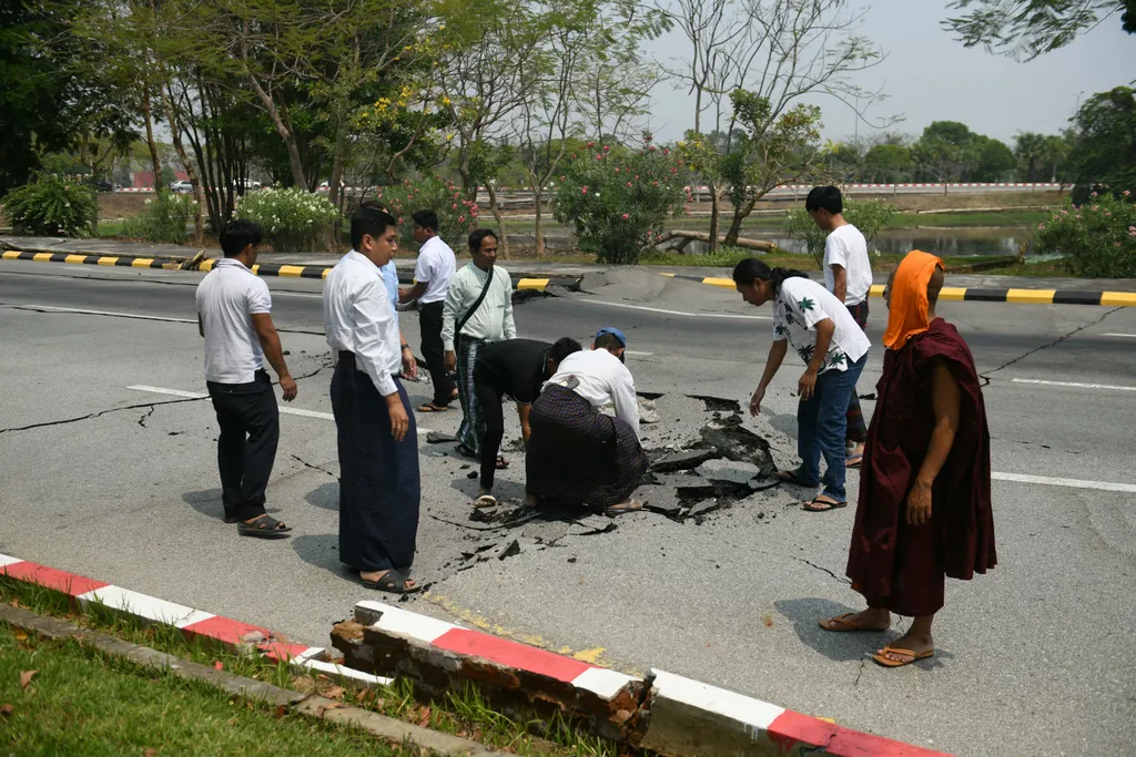 Myanmar earthquake, mianmari földrengés, Thaiföld, 2025. 03. 28.