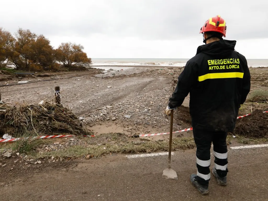 Turia Folyó áradása, Spanyolország, 2025. 03. 04., Palancia folyó áradása