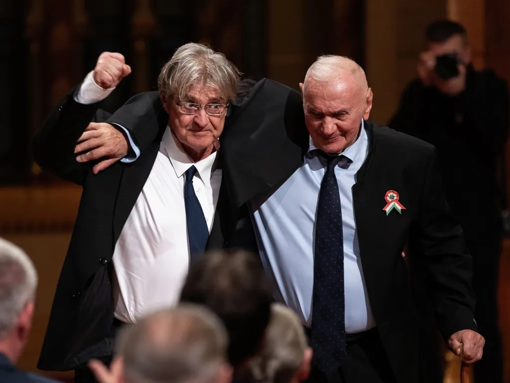 Kossuth- és Széchenyi-díjak ünnepélyes átadása, KossuthésSzéchenyidíjak, Március 15. nemzeti ünnep, Országház, kupolaterem, Parlament, 2025.03.14.