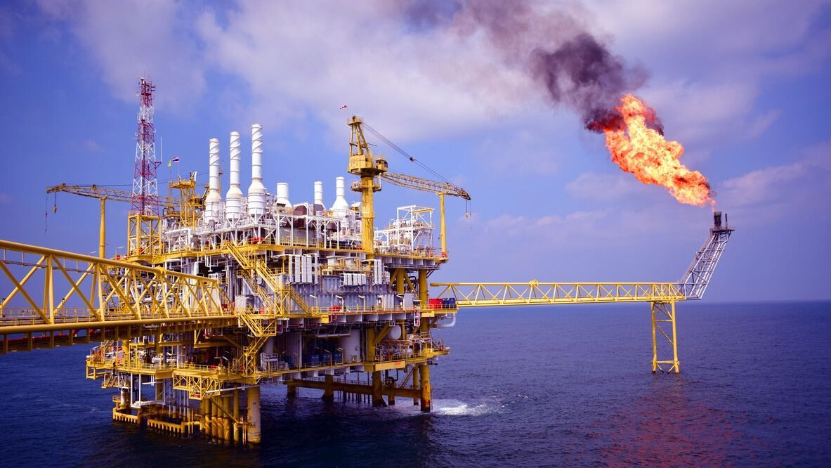 offshore, natural gas, illusztráció