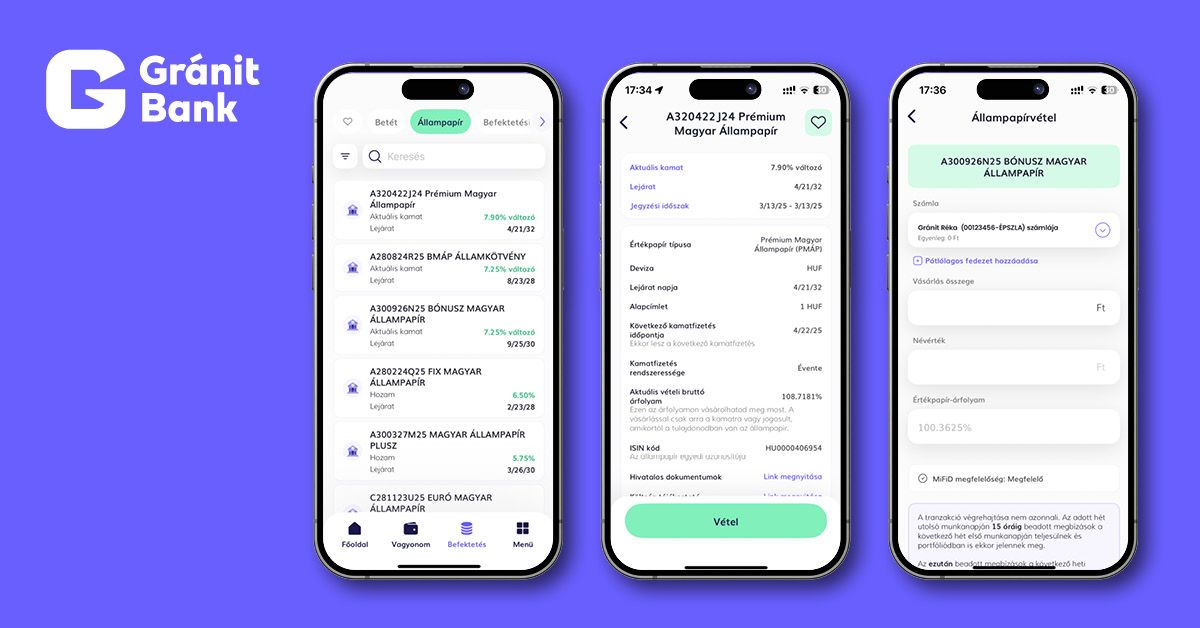 Gránit Bank mobilapp