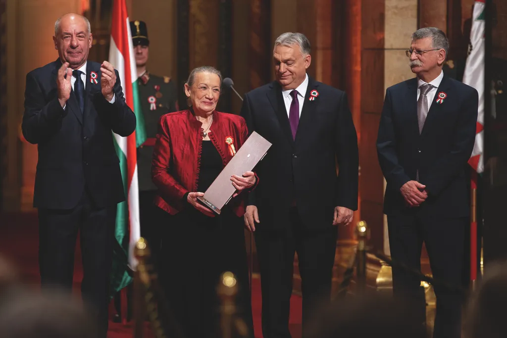 Kossuth- és Széchenyi-díjak ünnepélyes átadása, KossuthésSzéchenyidíjak, Március 15. nemzeti ünnep, Országház, kupolaterem, Parlament, 2025.03.14.