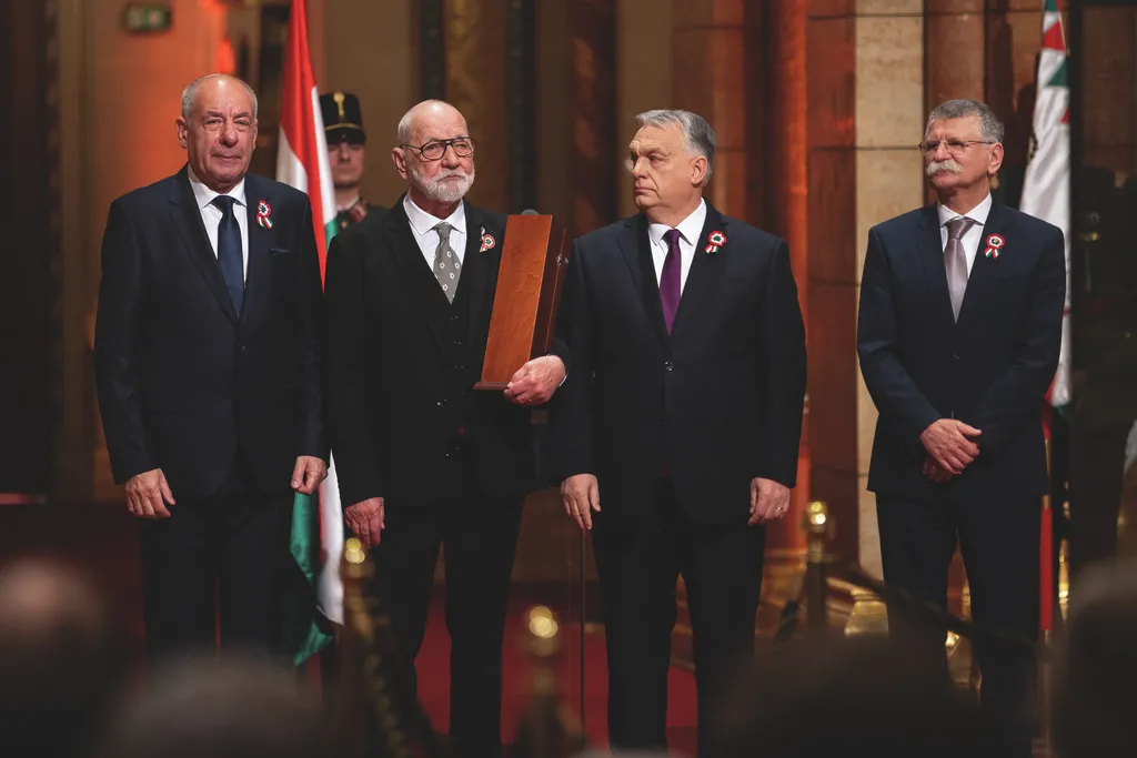 Kossuth- és Széchenyi-díjak ünnepélyes átadása, KossuthésSzéchenyidíjak, Március 15. nemzeti ünnep, Országház, kupolaterem, Parlament, 2025.03.14.
