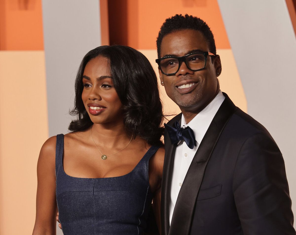 March 2, 2025, Beverly Hills, Ca, USA: Zahra Rock, Chris Rock attends the 2025 Vanity Fair Oscar Party at Wallis Annenberg Center for the Performing Arts on March 02, 2025 in Beverly Hills, California. (Credit Image: © Crash/imageSPACE via ZUMA Press Wire)