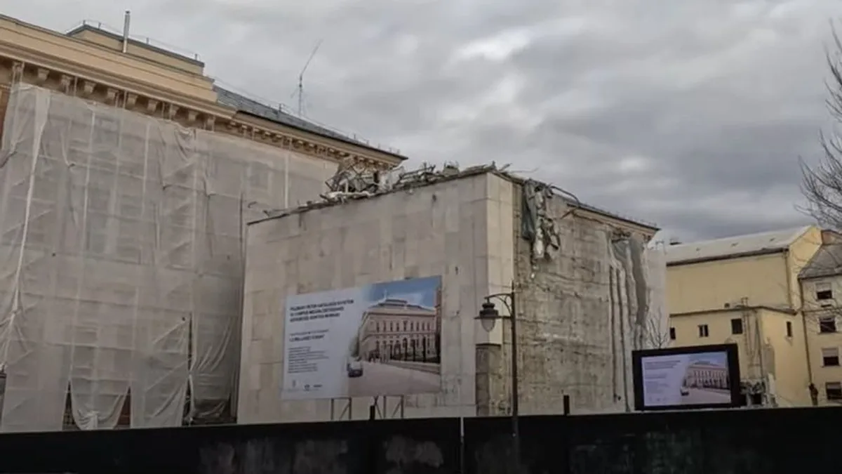A belvárosi atombunker lebontása feladja a leckét a szakembereknek