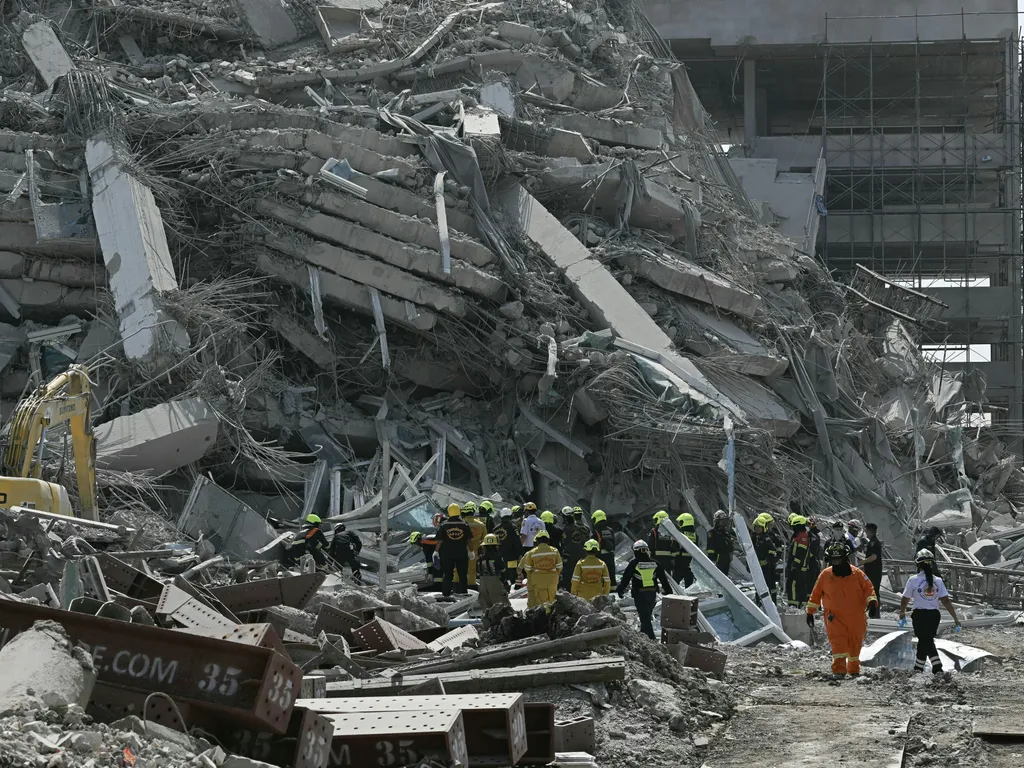 Myanmar earthquake, mianmari földrengés, Thaiföld, 2025. 03. 28.