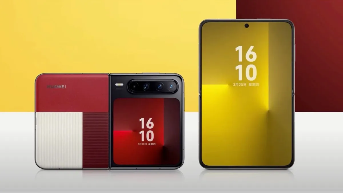 Nagyon jó az új Huawei flip-telefon képaránya