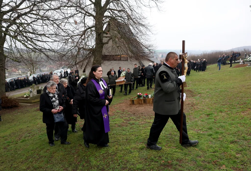 Elbúcsúztatták Bényi Ildikót, Kőszeg, 2025. március 24.