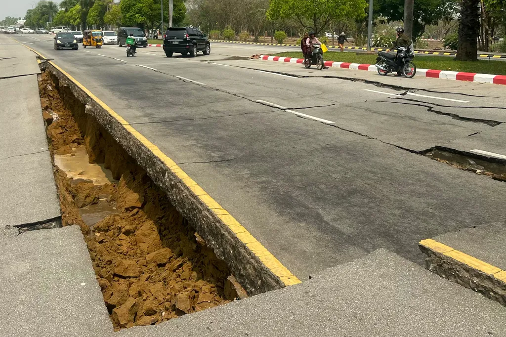 Myanmar earthquake, mianmari földrengés, Thaiföld, 2025. 03. 28.