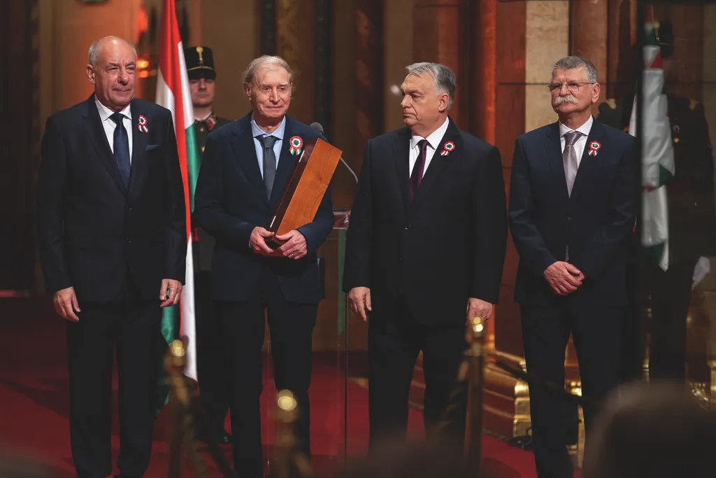 Kossuth- és Széchenyi-díjak ünnepélyes átadása, KossuthésSzéchenyidíjak, Március 15. nemzeti ünnep, Országház, kupolaterem, Parlament, 2025.03.14.