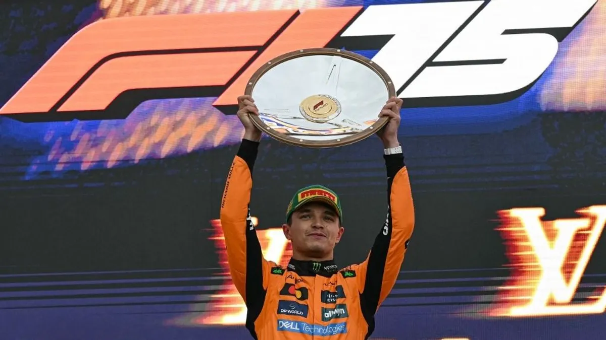 Lando Norris a Herendi trófea után újabb díjban okozott kárt