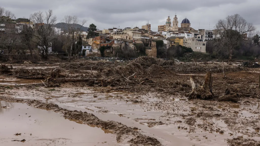 Turia Folyó áradása, Spanyolország, 2025. 03. 04.