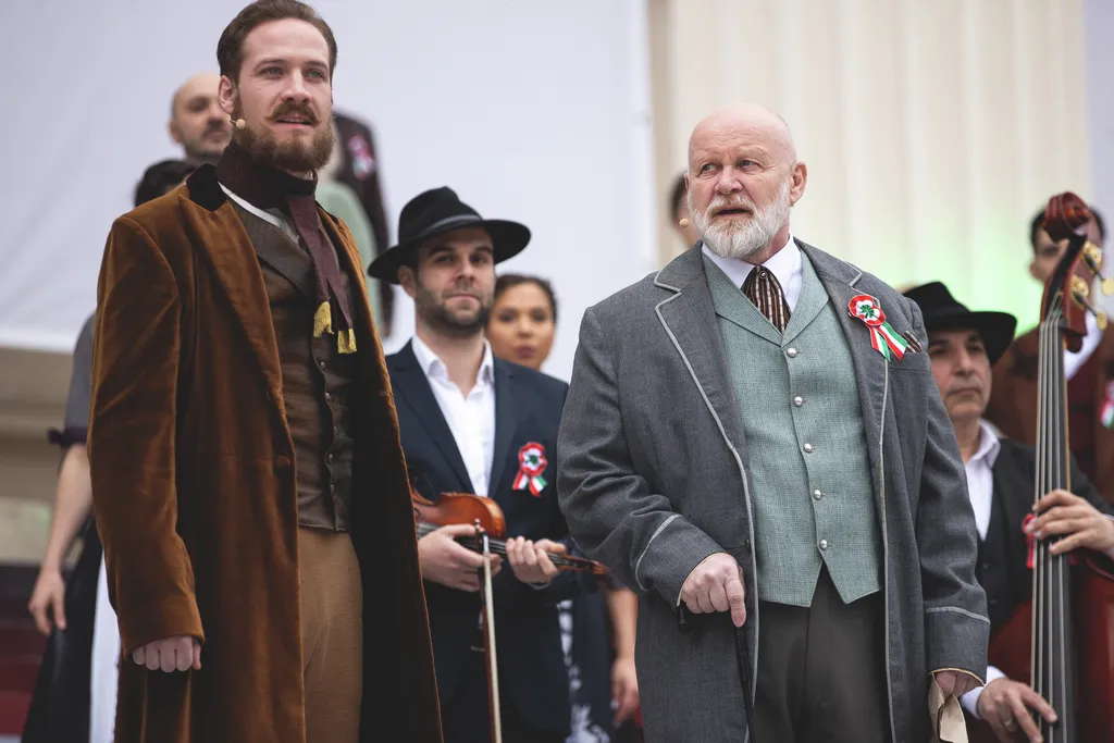 Ünnepi műsor, Nemzeti Ünnep, Magyar Nemzeti Múzeum kertje, 2025. 03. 15.