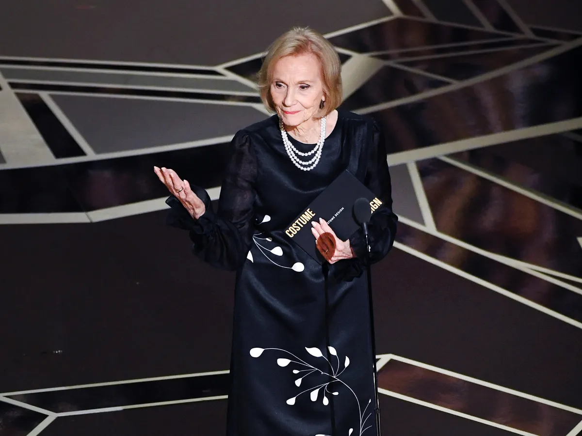 Eva Marie Saint, EvaMarieSaint, HOLLYWOOD, CA - MARCH 04: Actor Eva Marie Saint speaks onstage during the 90th Annual Academy Awards at the Dolby Theatre at Hollywood & Highland Center on March 4, 2018 in Hollywood, California. Kevin Winter/Getty Images/AFP (Photo by KEVIN WINTER / GETTY IMAGES NORTH AMERICA / Getty Images via AFP)