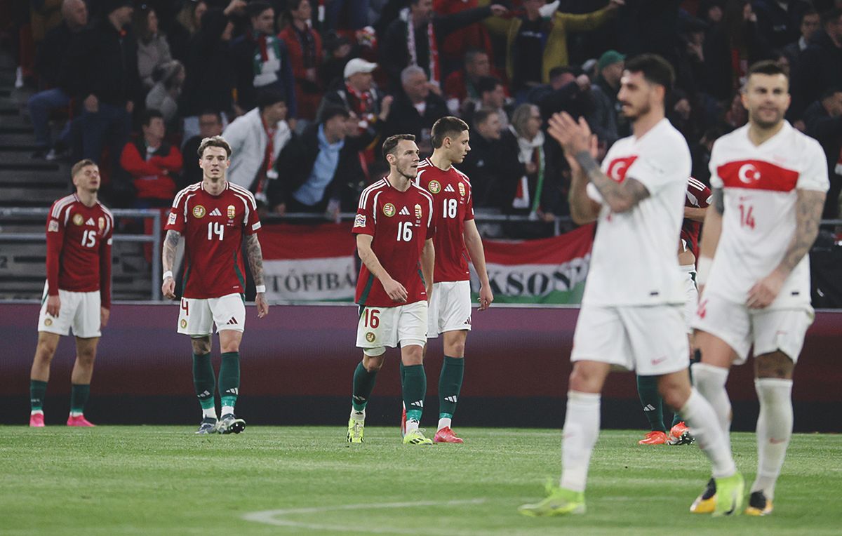 Magyarország - Törökország UEFA Nemzetek Ligája, labdarúgó mérkőzés, futball, foci, Magyar labdarúgó-válogatott  MagyarországTörökországNemzetekLigája, 2025.03.23.