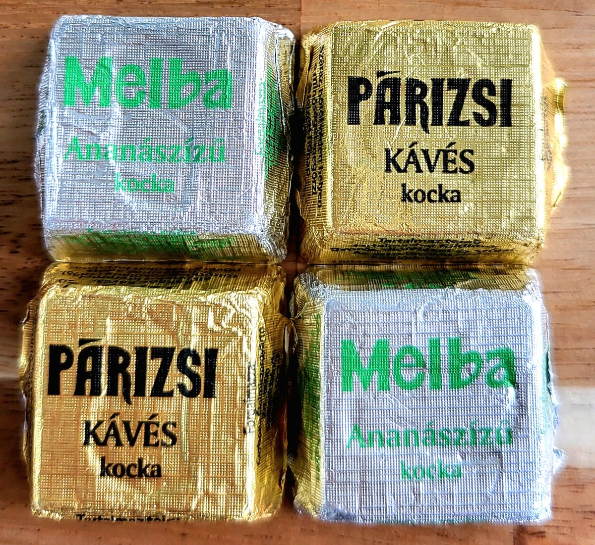 Retró édességek tesztkóstoló