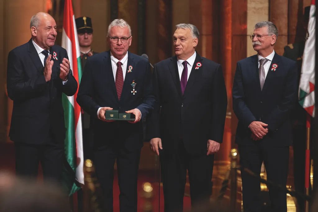 Kossuth- és Széchenyi-díjak ünnepélyes átadása, KossuthésSzéchenyidíjak, Március 15. nemzeti ünnep, Országház, kupolaterem, Parlament, 2025.03.14.