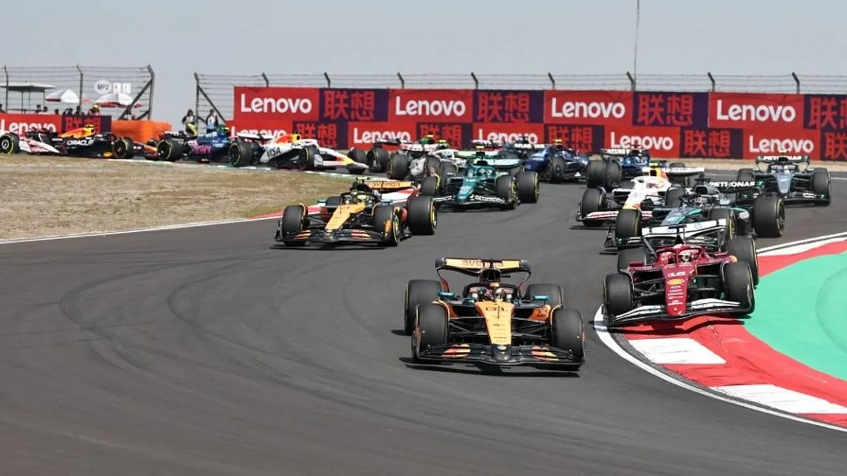 A Kínai Nagydíj 2025-ös F1-es futamának eseményei