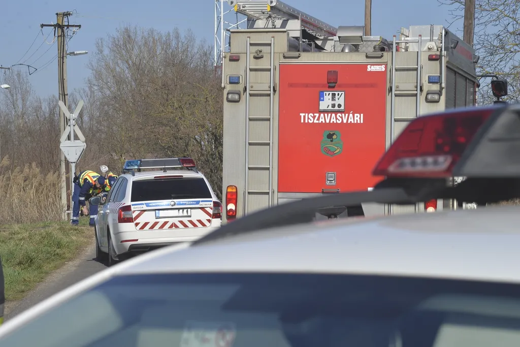 TISZAESZLÁRBALESET, halálos vonatbaleset Tiszaeszlár, vonatbalesetTiszaeszlár, halálosvonatbalesetTiszaeszlár, 2025.03.20.