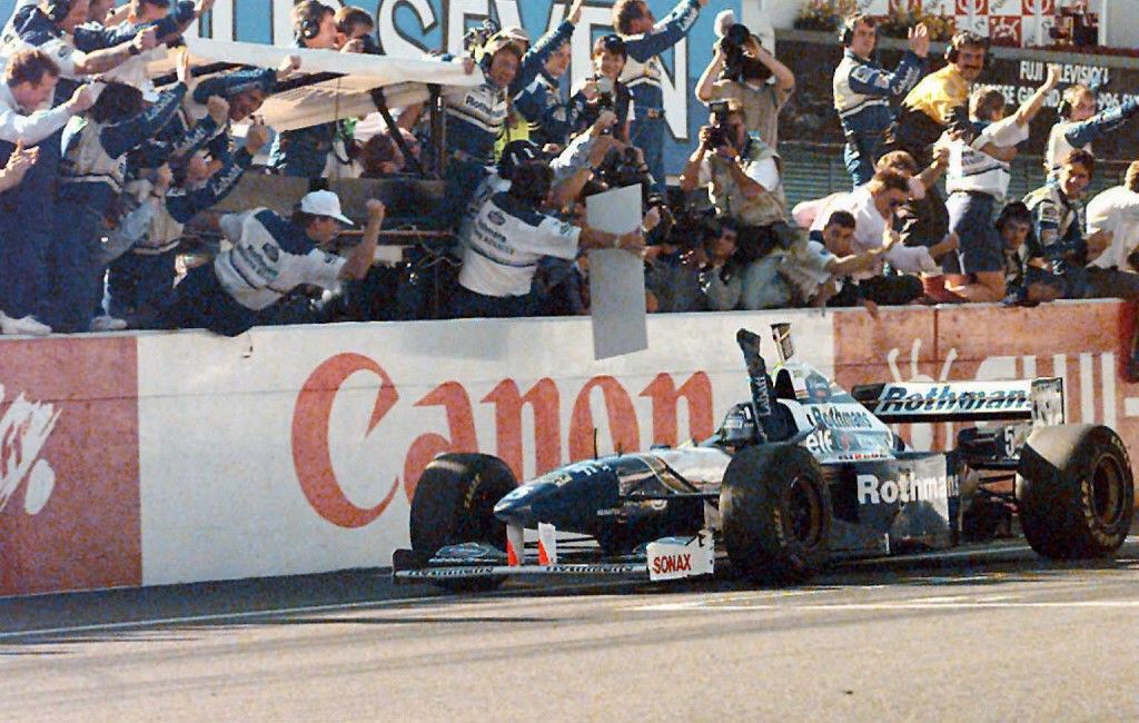 Damon Hill, Adrian Newey, Williams-Renault