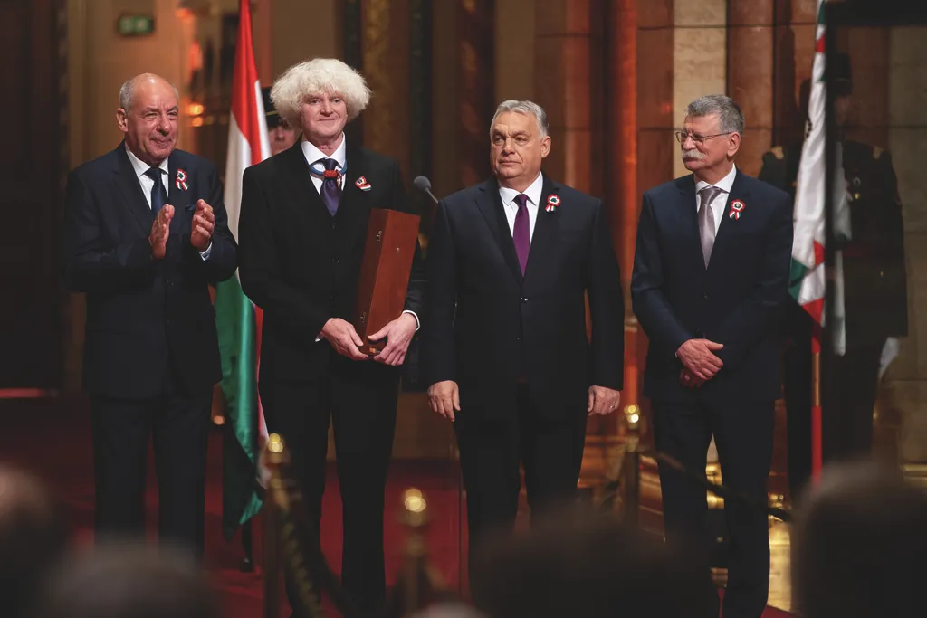 Kossuth- és Széchenyi-díjak ünnepélyes átadása, KossuthésSzéchenyidíjak, Március 15. nemzeti ünnep, Országház, kupolaterem, Parlament, 2025.03.14.