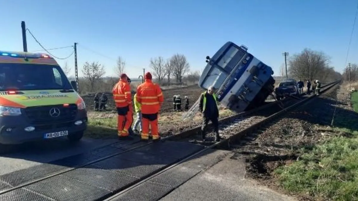 Megrázó képeken a halálos tiszaeszlári vonatbaleset – galéria