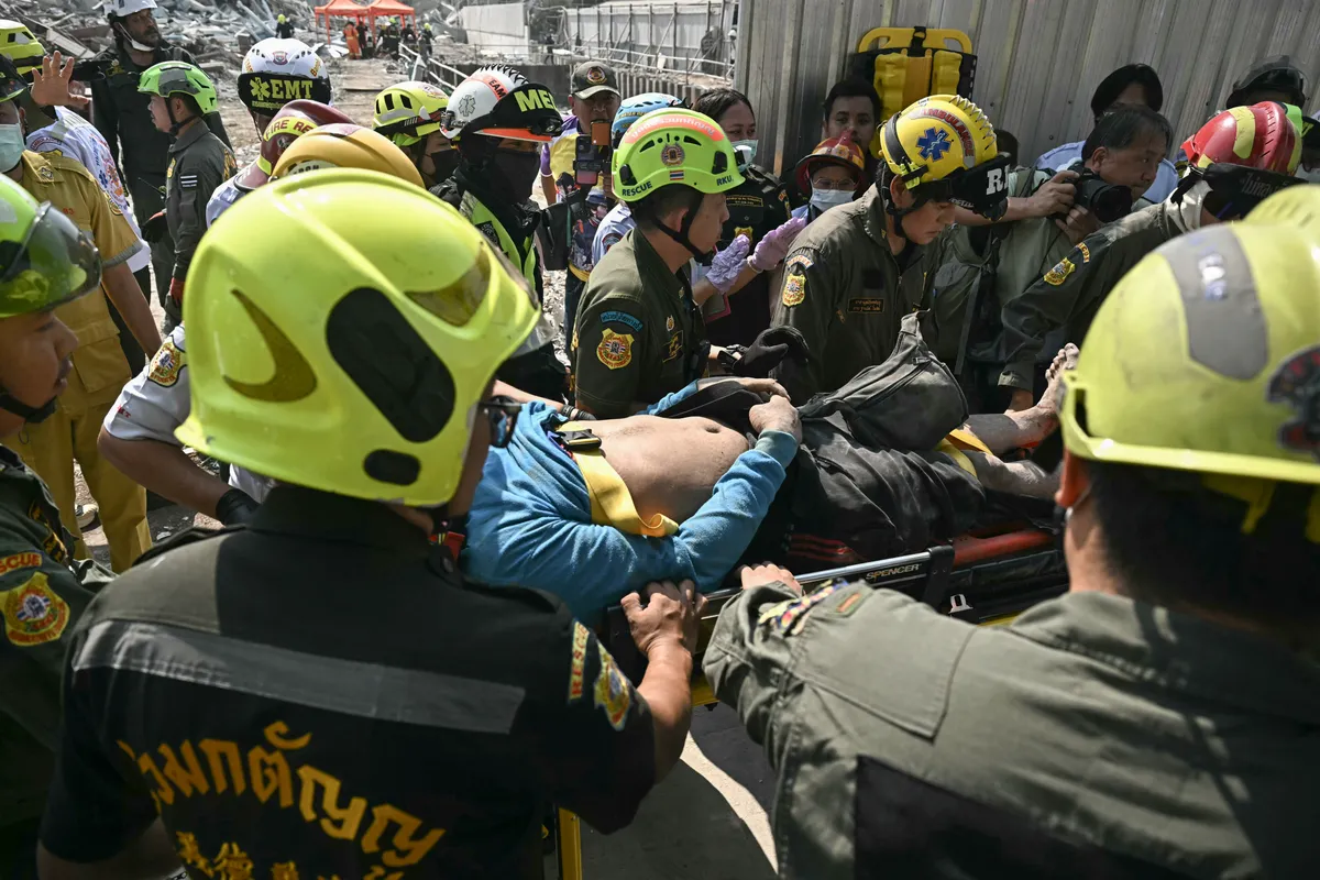 Myanmar earthquake, mianmari földrengés, Thaiföld, 2025. 03. 28.