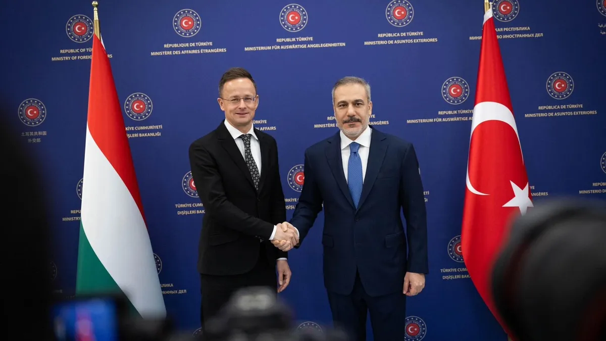 Szijjártó Péter: Törökország és Magyarország is következetesen, hangosan és nyíltan kiállt a béke mellett