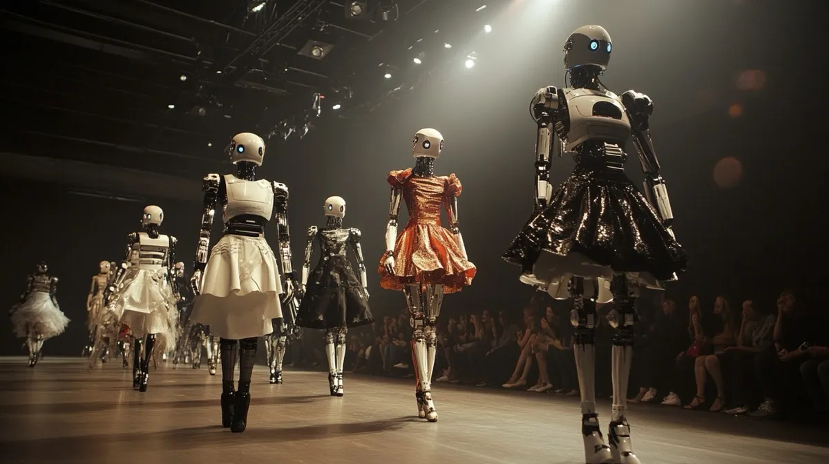 Mesterséges intelligencia, mesterséges modellek, divatbemutató