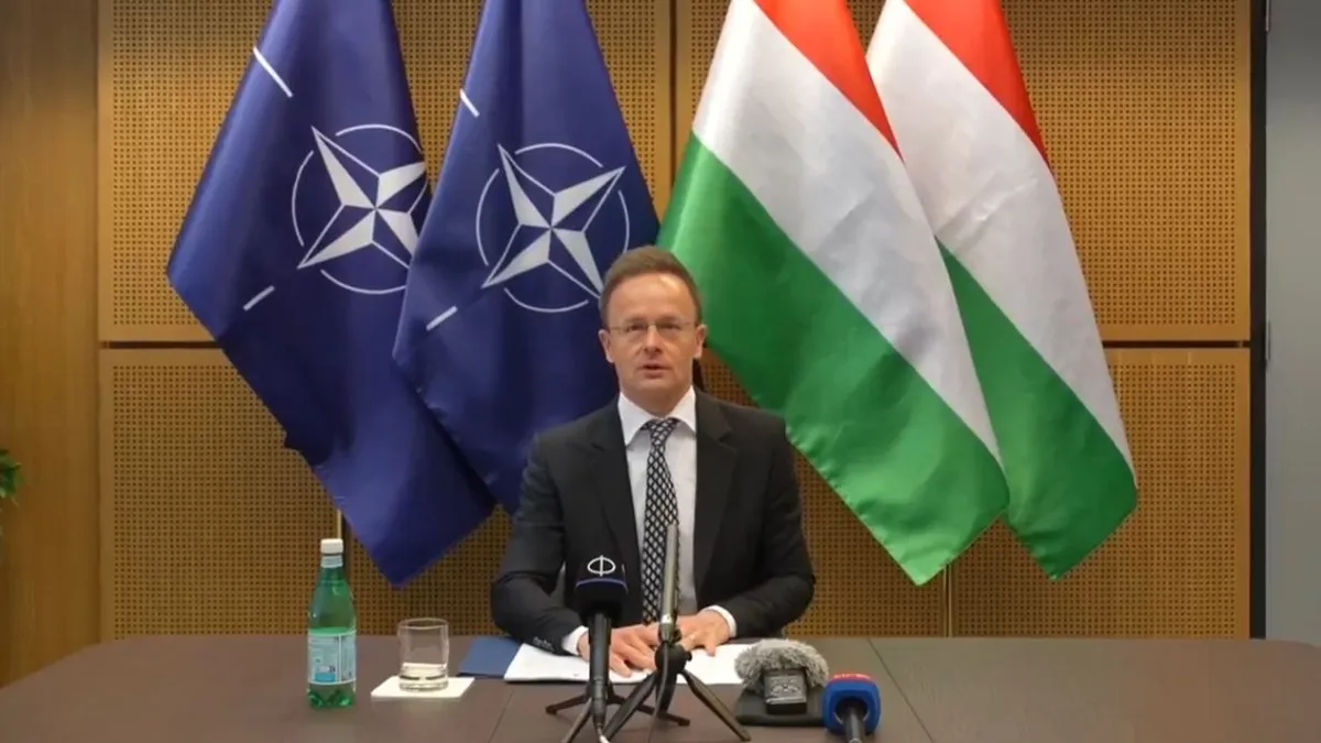 Szijjártó Péter: Ukrajna nem Európát védi, hanem saját magát