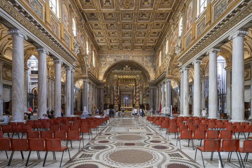 Papal Basilica of Santa Maria Maggiore, UNESCO World Heritage Site, Rome, Lazio, Italy, Europe (Photo by ProCip / Robert Harding Heritage / robertharding via AFP)