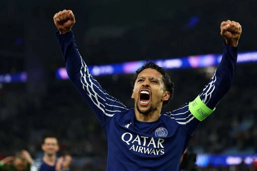 Marquinhos öröme a PSG továbbjutása után