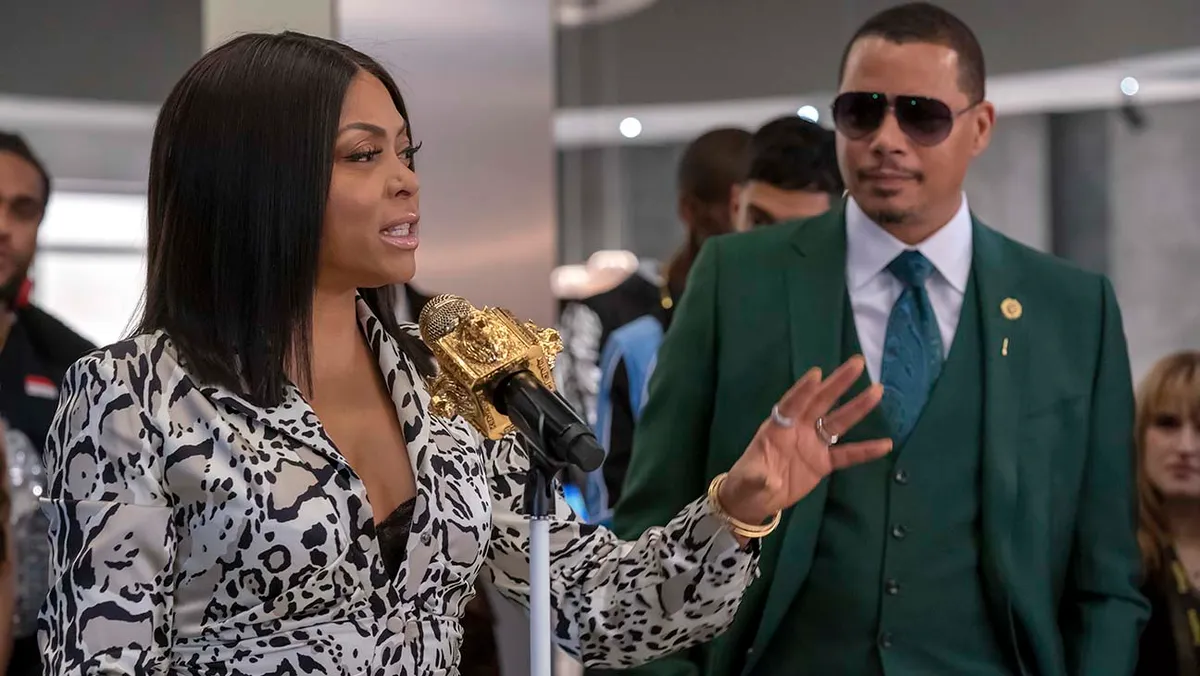EMPIRE: L-R: Taraji P. Henson and Terrence Howard in the "My Fault is Past" spring premiere episode of EMPIRE airing Wednesday, March 13 (8:00-9:00 PM ET/PT) on FOX. @2019 Fox Broadcasting Co. CR: Chuck Hodes/FOX.