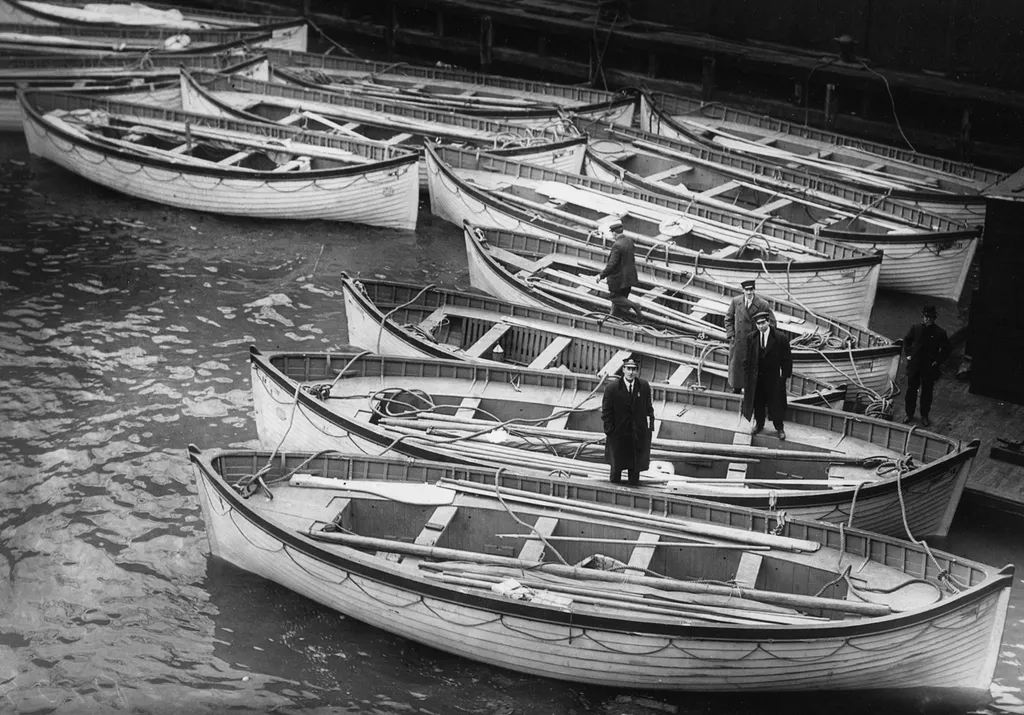 Life Boats from the Titanic, 1912 (Photo by Ann Ronan Picture Library / Photo12 via AFP)