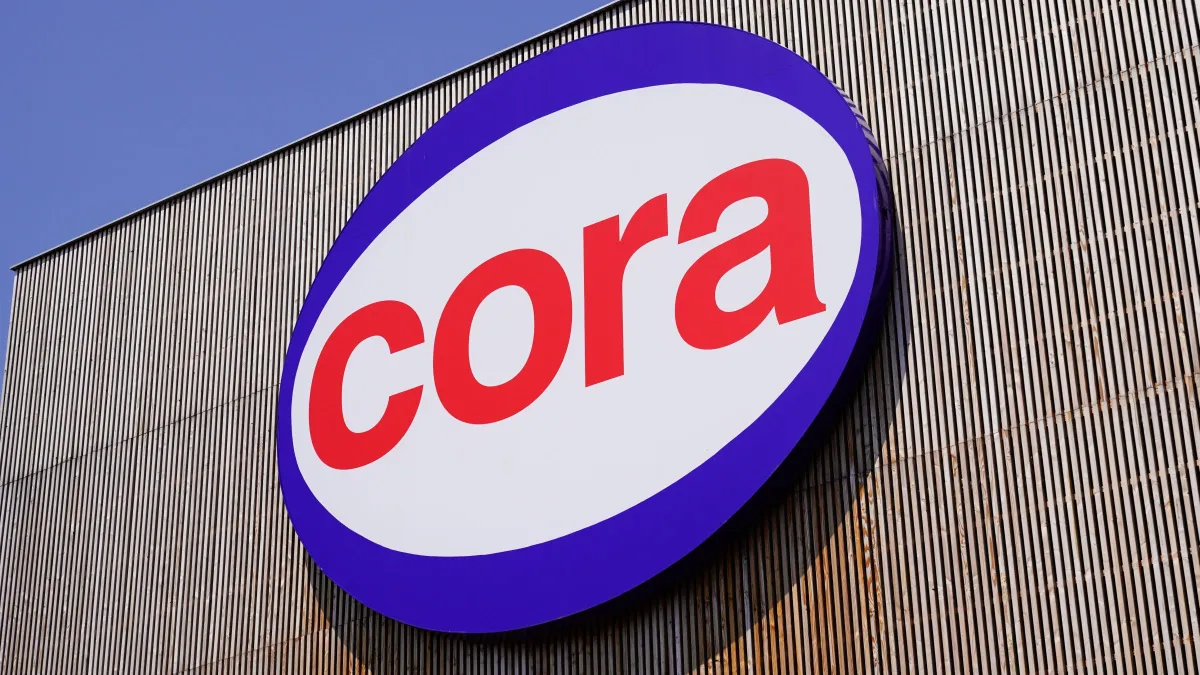 A Cora a belga Louis Delhaize-csoport hipermarket-hálózatának márkaneve, Corahipermarket, megszűnés, illusztráció