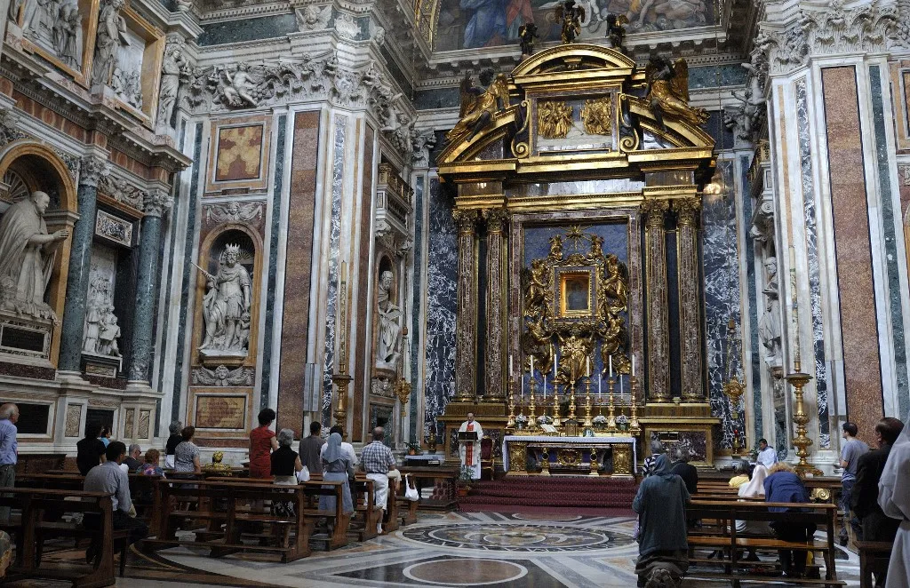 Italy, Lazio, Rome, Pauline Chapel of the Santa Maria Maggiore church in the Esquilin district (Photo by MATTES René / hemis.fr / Hemis via AFP)