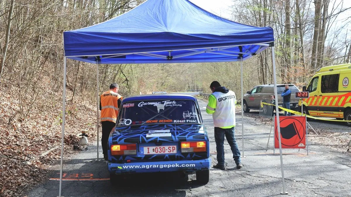 Bedrogozva akartak vezetni egy Ladát a Diósgyőr Rallyn