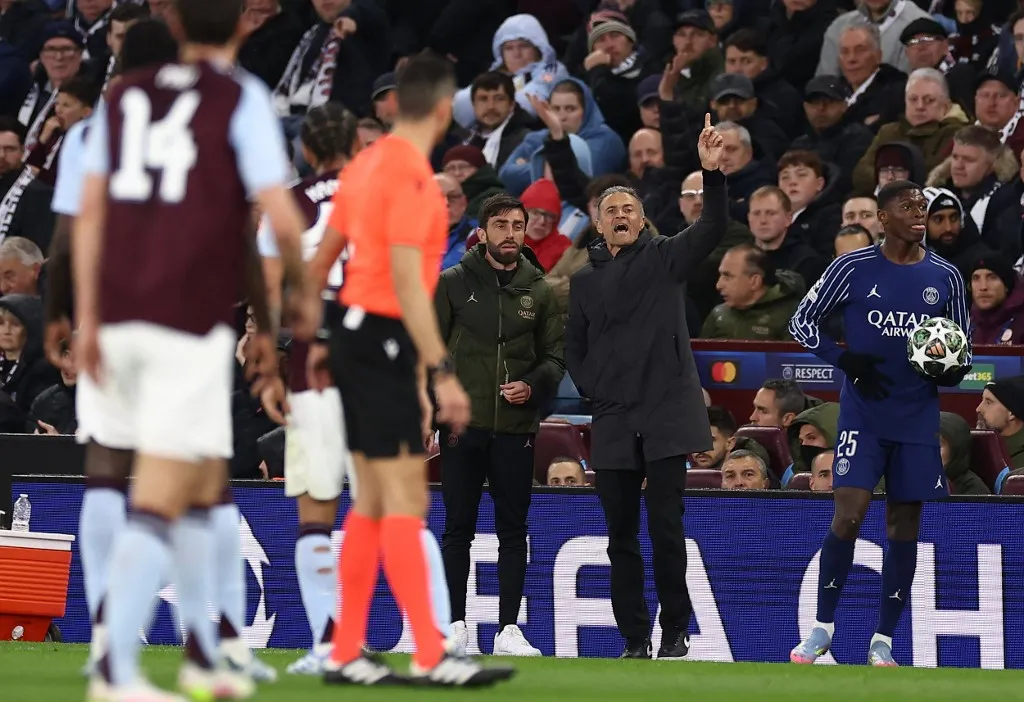 Luis Enrique, a Paris Saint-Germain vezetőedzője a vereség ellenére elégedett volt a meccs után