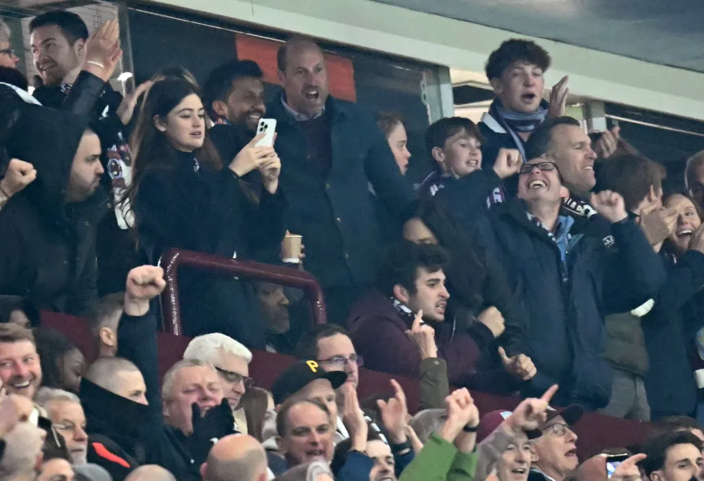 Vilmos herceg extázisban tört ki az Aston Villa meccsén, de végül nem jutott tovább a kedvenc csapata a BL-ben