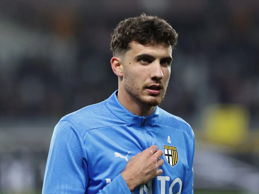 Botond Balogh participates in the Serie A 2024-2025 match between Torino and Parma in Torino, on January 5, 2025. (Photo by Loris Roselli/NurPhoto) (Photo by Loris Roselli / NurPhoto / NurPhoto via AFP)