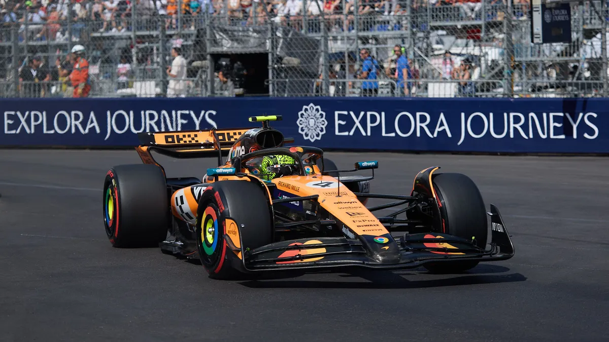 Lando Norris volt a leggyorsabb a Spanyol Nagydíj első szabadedzésén