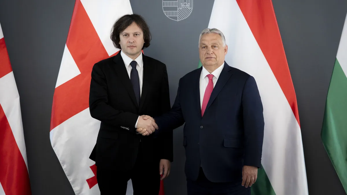 Orbán Viktor Georgia miniszterelnökével tárgyalt