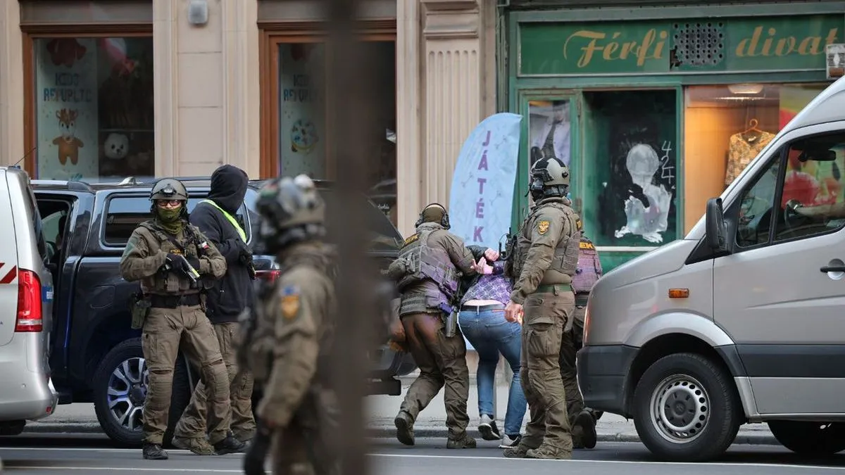 Két, a budapesti ukrán nagykövetségen diplomáciai fedésben dolgozó személyt utasítottak ki hazánkból (Fotó: Hatlaczki Balázs)