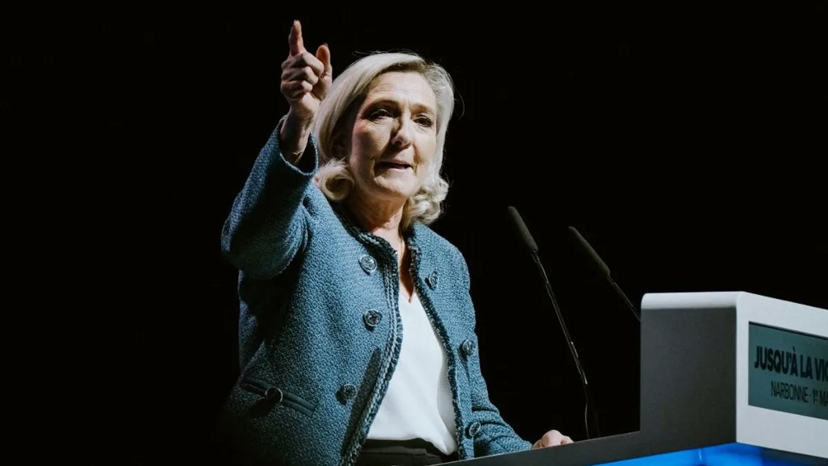 Orbán Viktorról is beszélt Rómában Marine Le Pen