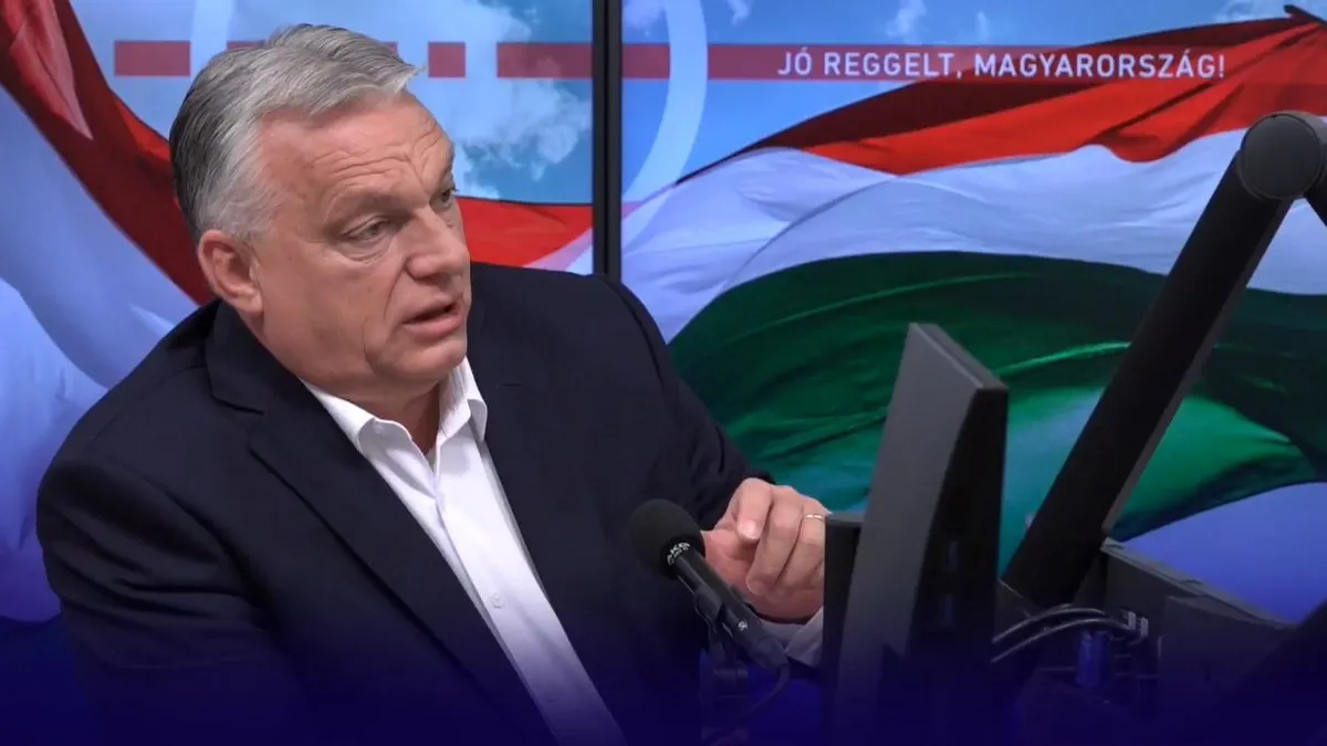 Orbán Viktor: Ha megvalósulna az ukránok terve, akkor az áramszámlája mindenkinek a duplájára növekedne