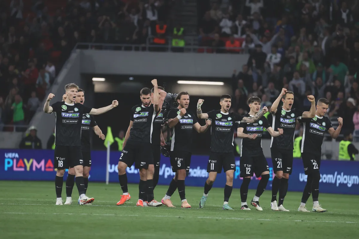Labdarúgás, Kupadöntő, Fradi-Paks, CFR Cluj  KupadöntőFradiPaks, 2025.05.14.