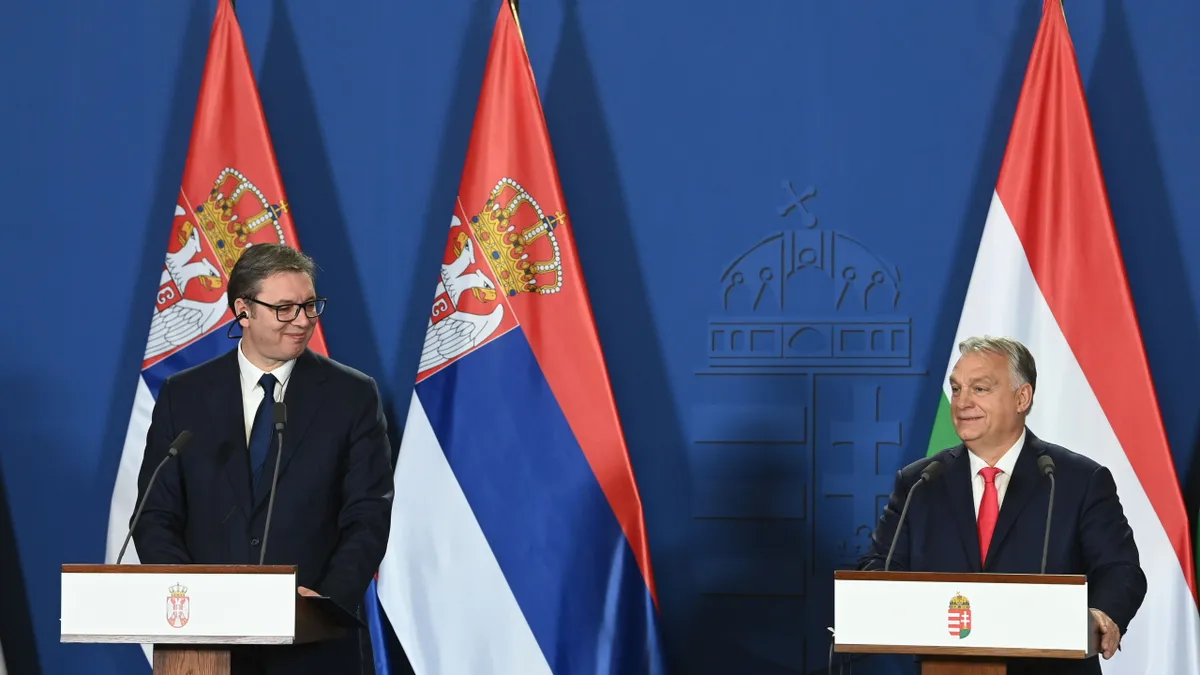 Orbán Viktor Belgrádban egyeztet Vucsics elnökkel