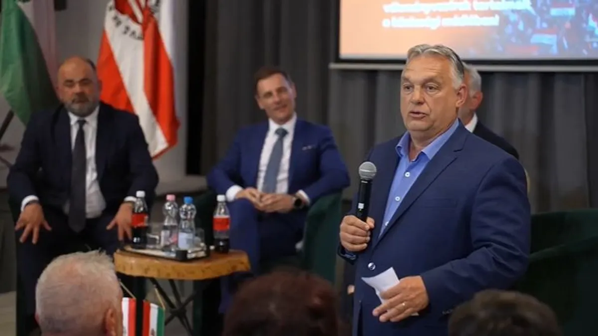 Orbán Viktor: Magyarország jövőjéről nem Brüsszelben és nem Kijevben döntenek – videó