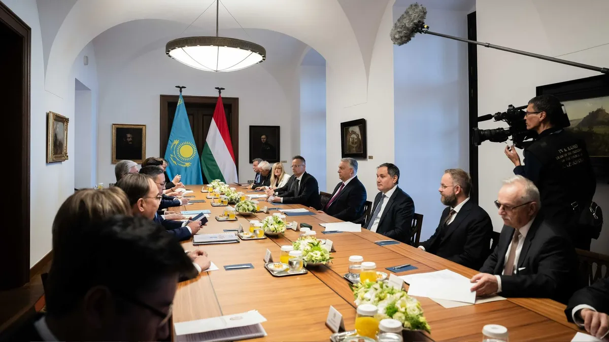 Szijjártó Péter: Megkezdődött a kitermelés a MOL kazahsztáni földgázmezején